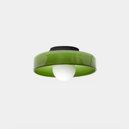 Modern Round Glass Ceiling Light