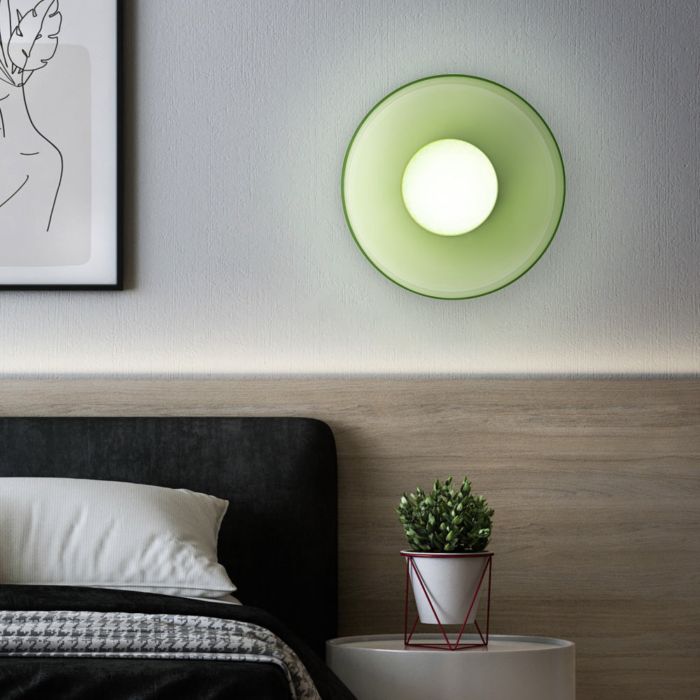 Modern Round Glass Ceiling Light