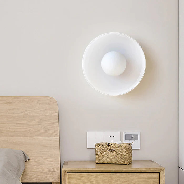 Modern Round Glass Ceiling Light