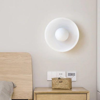 Modern Round Glass Ceiling Light
