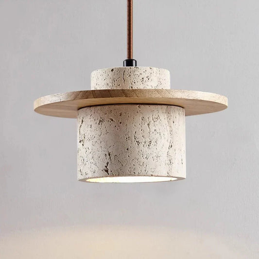 Travertine Hanging Light